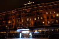 Grand Hotel i Stockholm var ett av de 19 hotell som hotades av strejk. Arkivbild.