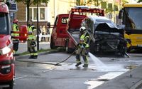 En allvarlig trafikolycka inträffade i Malmö på tisdagen.