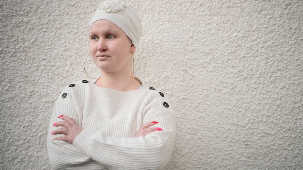 Lovisa Ljung var 25 år gammal när hon hittade en knöl i vänstra bröstet.