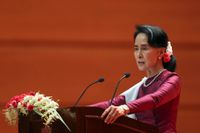 Burmas ledare Aung San Suu Kyi. 
