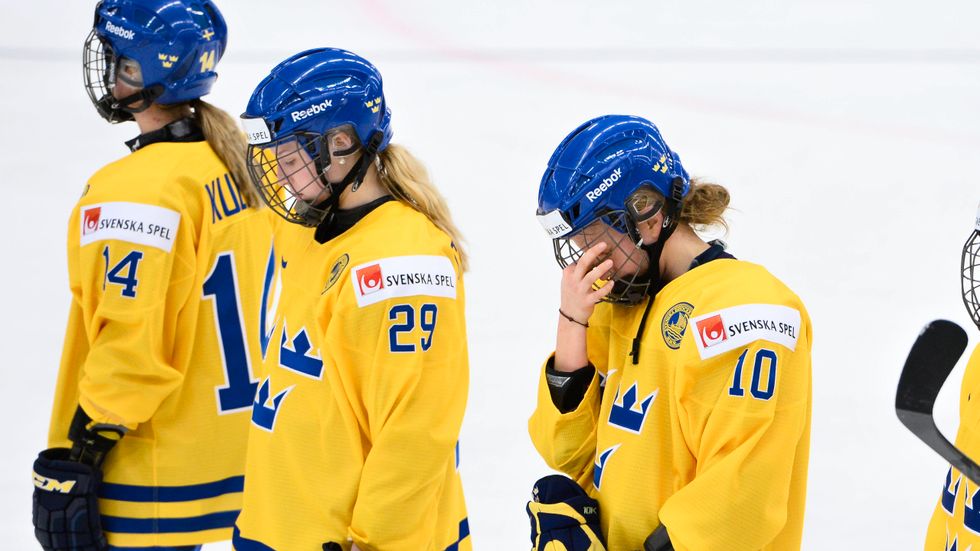 Det var deppigt i Sverige efter kvartsfinalförlusten mot Finland. Arkivbild.