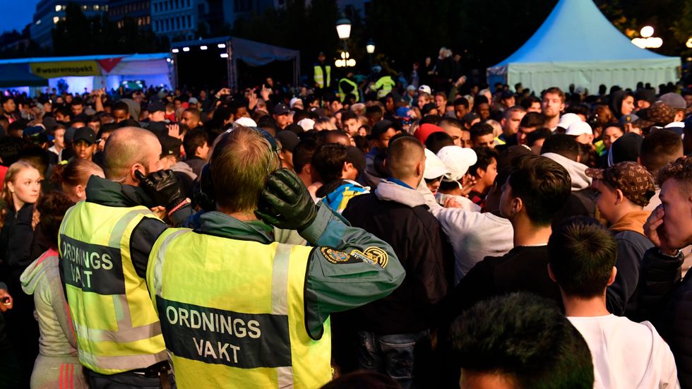 Festivalen We are Sthlm. I år var fler poliser och annan säkerhetspersonal på plats och även övervakningskameror sattes upp.