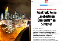Tidningen Bild ber sina läsare om ursäkt för att ha publicerat den falska nyheten om övergrepp i Frankfurt.