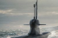Saab håller på att bygga Sveriges nya ubåt A26. Men det dröjer till 2024 innan militären kan börja använda den. Bilden är skapad i dator.