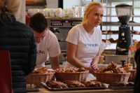 Stjärnkonditorn Daniel Lindeberg öppnade sitt nya bageri i Orminge nu i oktober.