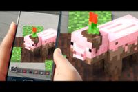 Svenska Mojang har tillsammans med Microsoft utvecklat en AR-version av spelet Minecraft.