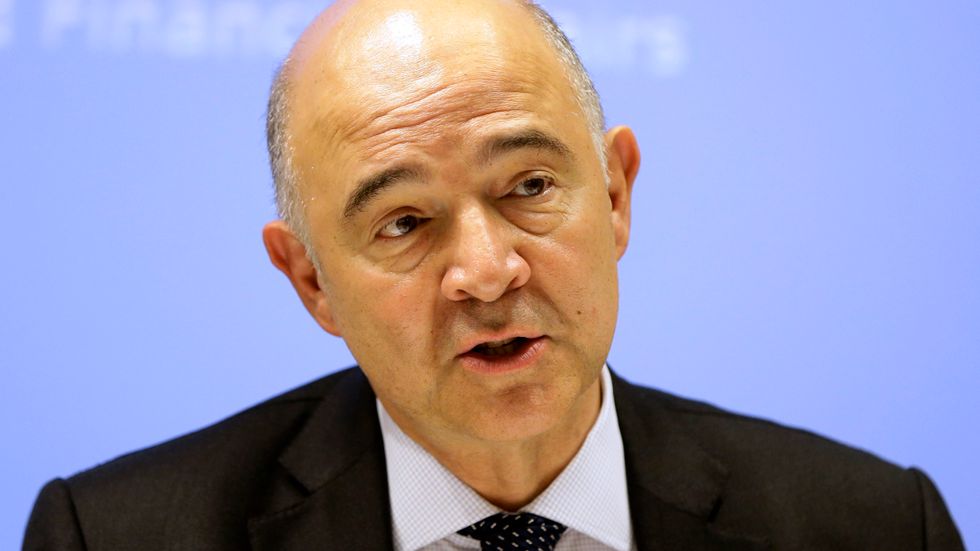 EU:s skattekommissionär Pierre Moscovici. Arkivbild.