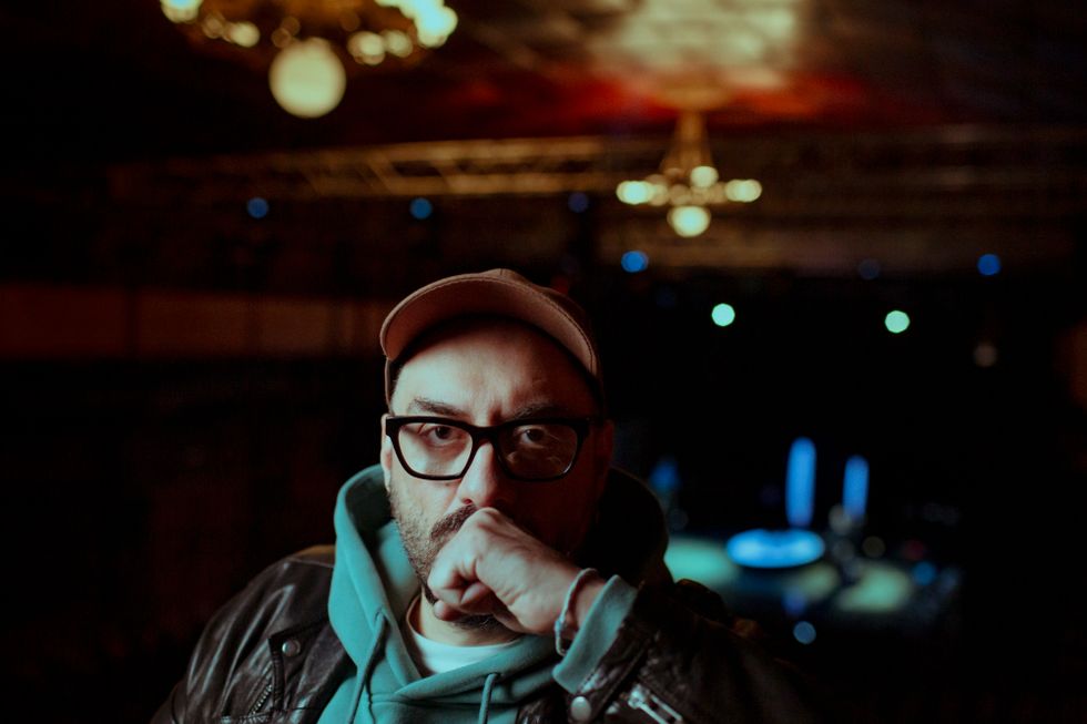 Film- och teaterregissören Kirill Serebrennikov på Gogolcentret i Moskva. 