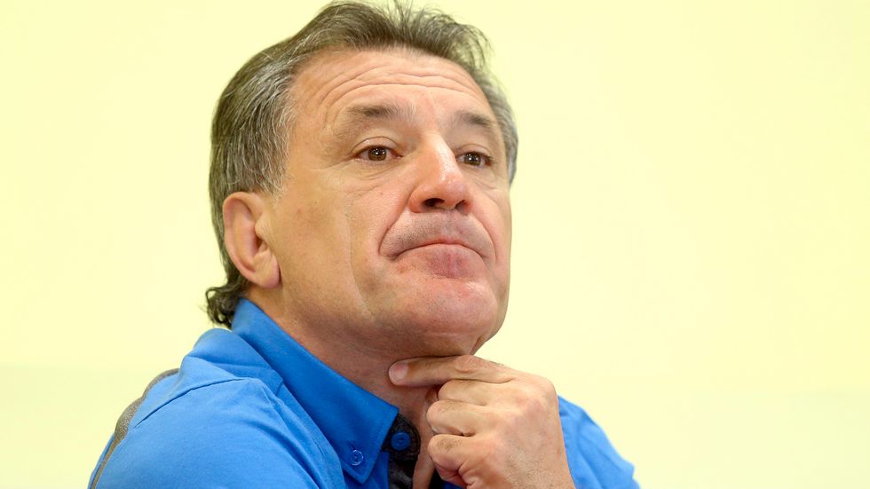 Zdravko Mamic, tidigare vice ordförande för det kroatiska fotbollsförbundet och vd för Dinamo Zagreb, har dömts till sex och ett halvt års fängelse. Arkivbild.