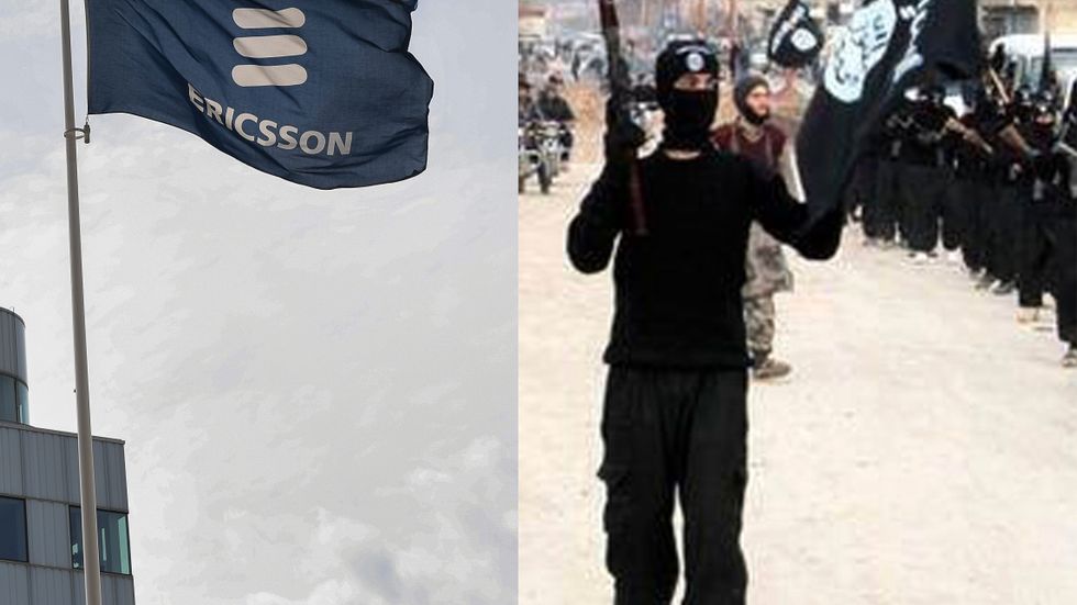 Ericsson kan ha betalat mutor till terrororganisationen IS. Arkivbilder