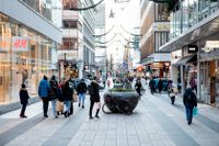 Shoppingstråk på Drottninggatan i centrala Stockholm. Arkivbild.