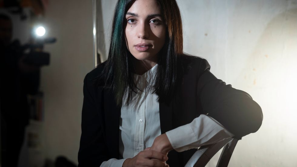 Nadezjda Tolokonnikova från Pussy Riot. Arkivbild.