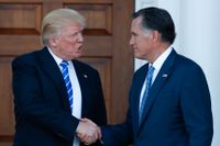 Donald Trump träffar Mitt Romney.
