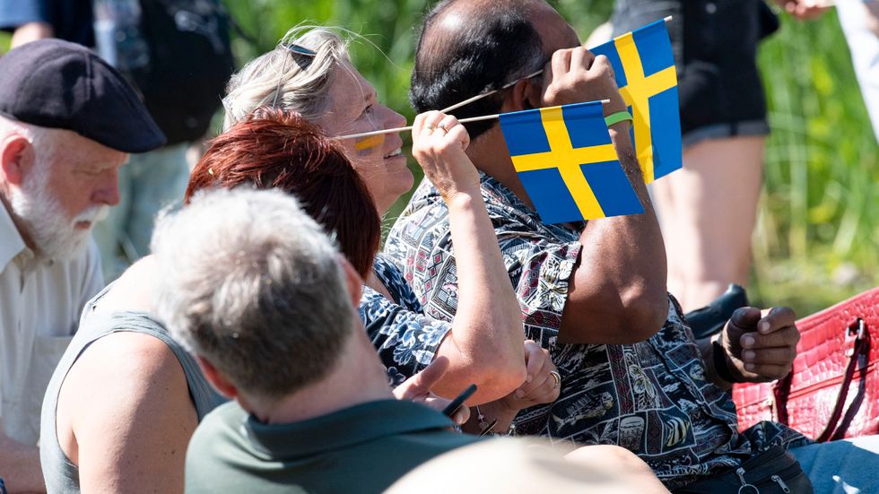 Sveriges nationaldag firas i Lund 2019. Arkivbild.