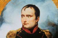 Napoleon I (1769–1821). Porträtt av målaren Horace Vernet. Bilden är beskuren.