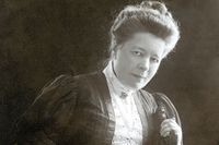 Selma Lagerlöf (1858–1940), fotograferad 1906.