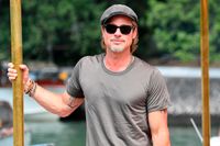 Brad Pitt anlände härom dagen till Lido för att lansera filmen "Ad astra" på filmfestivalen i Venedig.