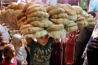 Privata bagerier har höjt priserna på bröd med 50 procent i Egypten till följd av högre vetepriser på världsmarknaden efter Rysslands invasionskrig i Ukraina. Arkivbild