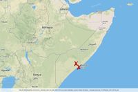 De våldsamma attackerna inträffade i städerna Baledogle och Mogadishu i Somalia på måndagen.