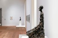 Giacometti på Moderna museet. 