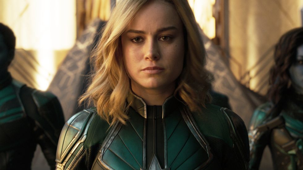Brie Larson är Captain Marvel.