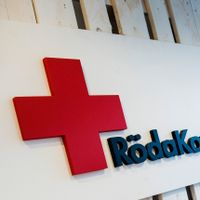 Röda korset är en av många hjälporganisationer som är aktiva i Ukraina.