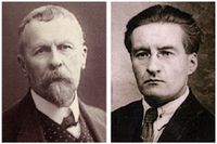 Jac Ahrenberg (1847–1914) och Elmer Diktonius (1896–1961).