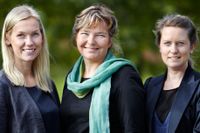 Carolina Lunde, Ann Frisén och Kristina Holmqvist Gattario.