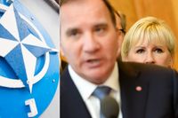 Stefan Löfven och hans nya regering med bland andra Margot Wallström som utrikesminister stämger dörren för ett framtida Nato-medlemskap.