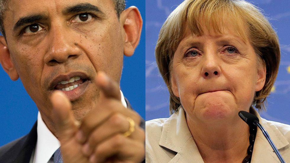 Barack Obama och Angela Merkel har haft ett telefonmöte om USA:s avlyssning av Tyskland och andra EU-länder.