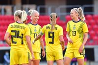 Sverige spelade 0–0 mot Australien i Kalmar på tisdagen.