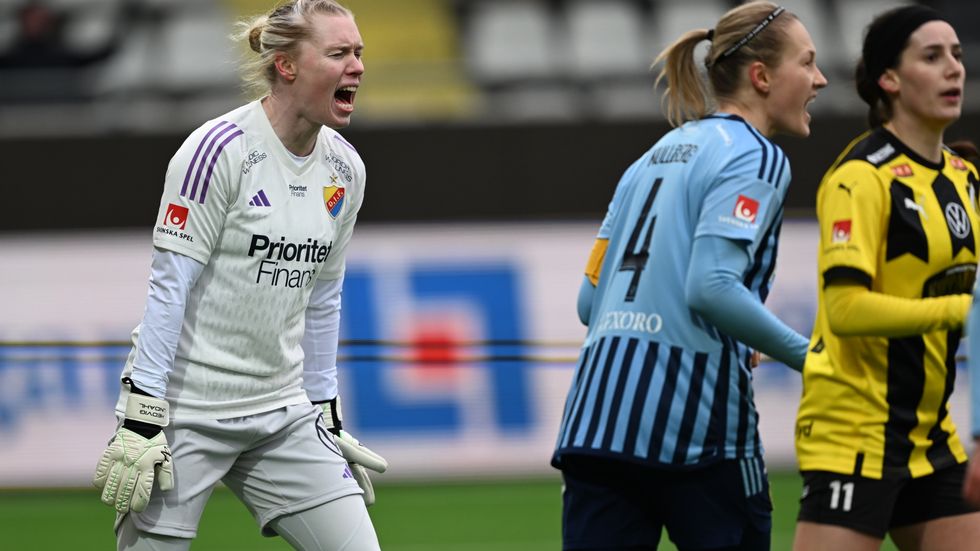 Hedvig Lindahl höll nollan när hennes Djurgården tog en tung seger, 1–0, mot Häcken i premiären.