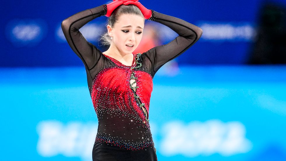 15-åriga ryskan Kamila Valieva misstänks för doping.