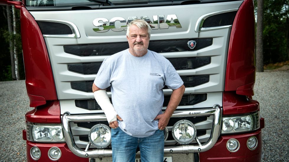 Anders Söderberg, åkeriägare och lastbilschaufför 