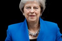 Storbritanniens premiärminister Theresa May hoppas få sin budget godkänd i det brittiska parlamentet. Arkivfoto.