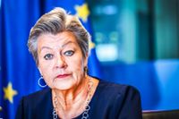 EU-kommissionären Ylva Johansson (S).