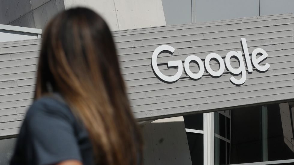 Googles campus i Kalifornien. Nu stäms bolaget av amerikanska justitiedepartementet.