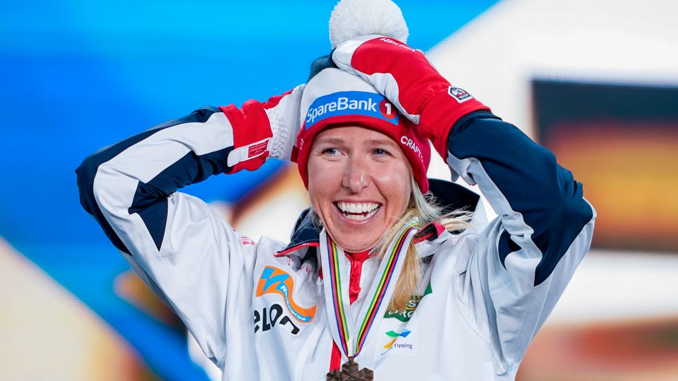 Astrid Øyre Slind tog brons i sin VM-debut i lördags.