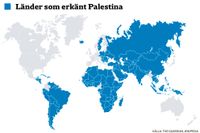 Sverige är det första EU-landet som i modern tid vill erkänna Palestina, men flera medlemsländer gjorde det innan de gick med i EU.
Bulgarien, Cypern, Malta, Polen, Rumänien, Tjeckien och Ungern erkände PLO-ledaren Yassir Arafats självständighetsförklaring 1988. Inom några månader hade över 90 länder – i Östeuropa, Afrika, Asien och Mellanöstern – också gjort det.
Hittills har 134 stater, men nästan inga västerländska i-länder, erkänt Palestina. Ett undantag är Island som 2011 var ett av flera länder att erkänna Palestina.