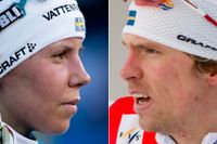 Charlotte Kalla och Johan Olsson var överlägsna när SM-tävlingarna i Falun avslutades på söndagen.