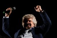 Femstjärnerörelsens ledare Beppe Grillo.