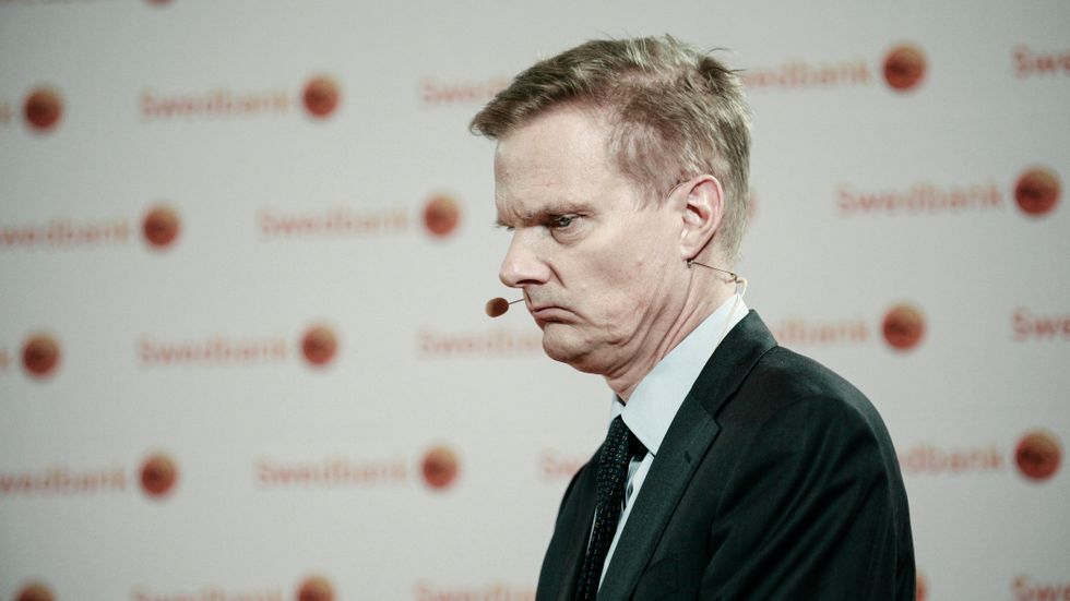 Swedbanks vd Jens Henriksson.