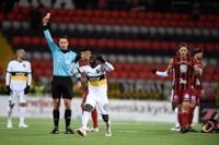 AIK:s Enoch Kofi Adu visades ut i förra veckans match mellan Östersund och AIK.