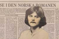 En ung Jon Fosse, som med denna understreckare första gången introducerades för en svensk publik 1984.