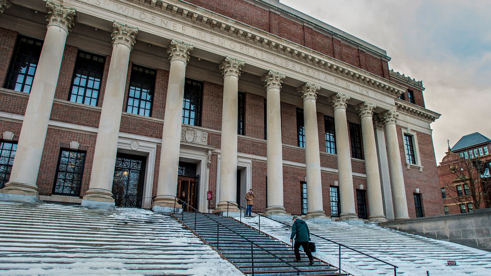  Widener Library at Harvard University