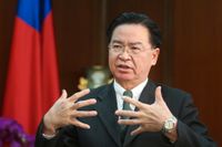 Den taiwanesiske utrikesministern Joseph Wu planerar att knyta närmare band med Litauen. Arkivbild.