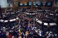 Handlargolvet på New York-börsen den 19 oktober 1987.