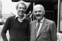 Tage Danielsson och Hasse Alfredson, 1982.