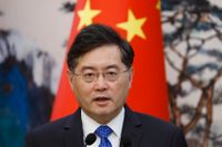 Kinas utrikesminister Qin Gang har fått sparken. Arkivbild.