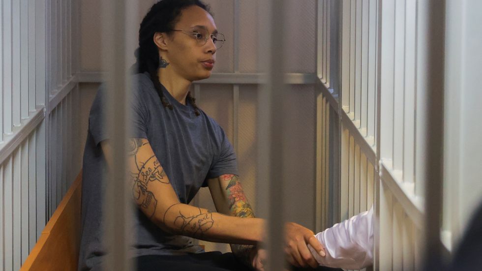 Basketstjärnan Brittney Griner avtjänar sin ryska fängelsedom i en straffkoloni i Mordvininen. Arkivbild.